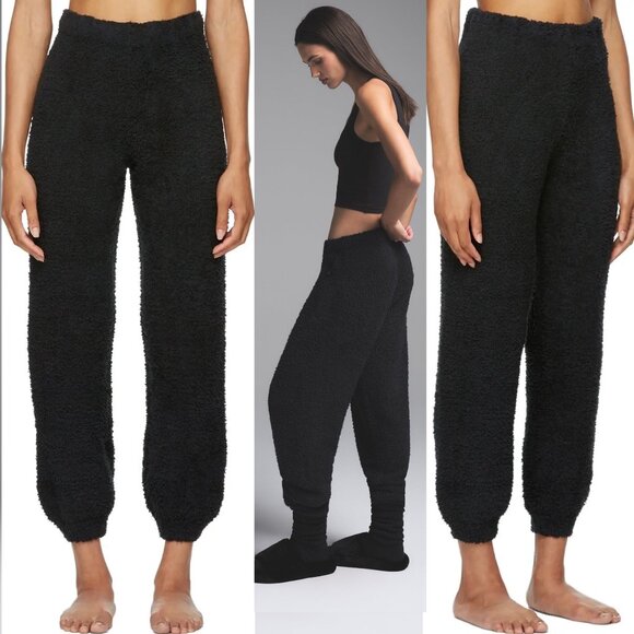 SKIMS NWOT Black Cozy Knit Jogger Pants - Picture 2 of 8